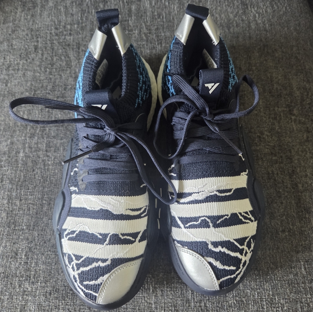 adidas Trea YOUNG 2 "Supernatural" Basketball Shoes Blue and White